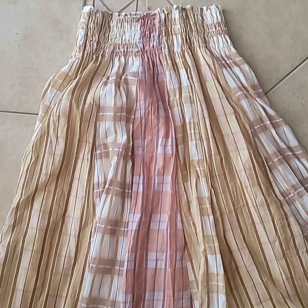 Paper Parachute Stretch Waist Maxi Full Skirt  SZ M - Picture 3 of 16
